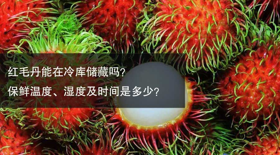 红毛丹冷库保鲜温度、相对湿度及贮藏时间介绍