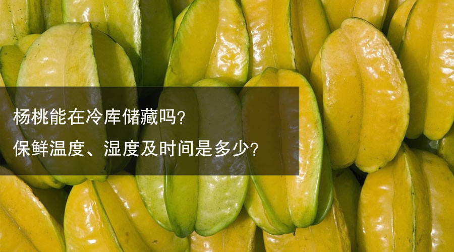 杨桃冷库保鲜温度、相对湿度及时间介绍