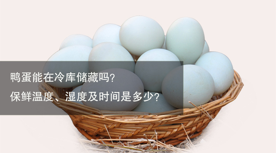 鲜鸭蛋冷库储藏保鲜温度、相对湿度及时间介绍